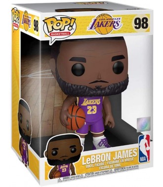 Funko POP! NBA SUPER SIZED 10" Lebron James (Los Angeles Lakers) Purple Uniform
